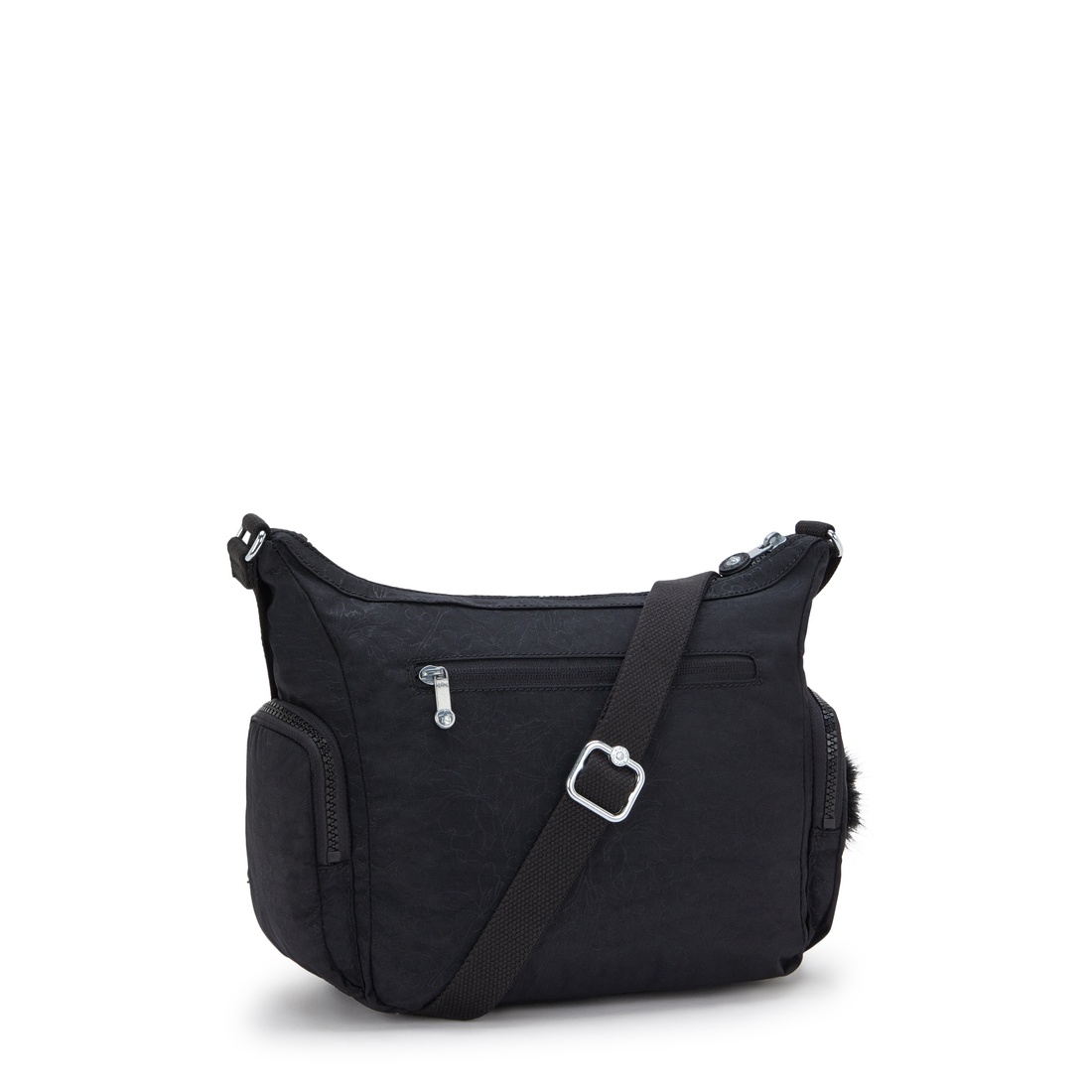 ブラックフローラルエンボス