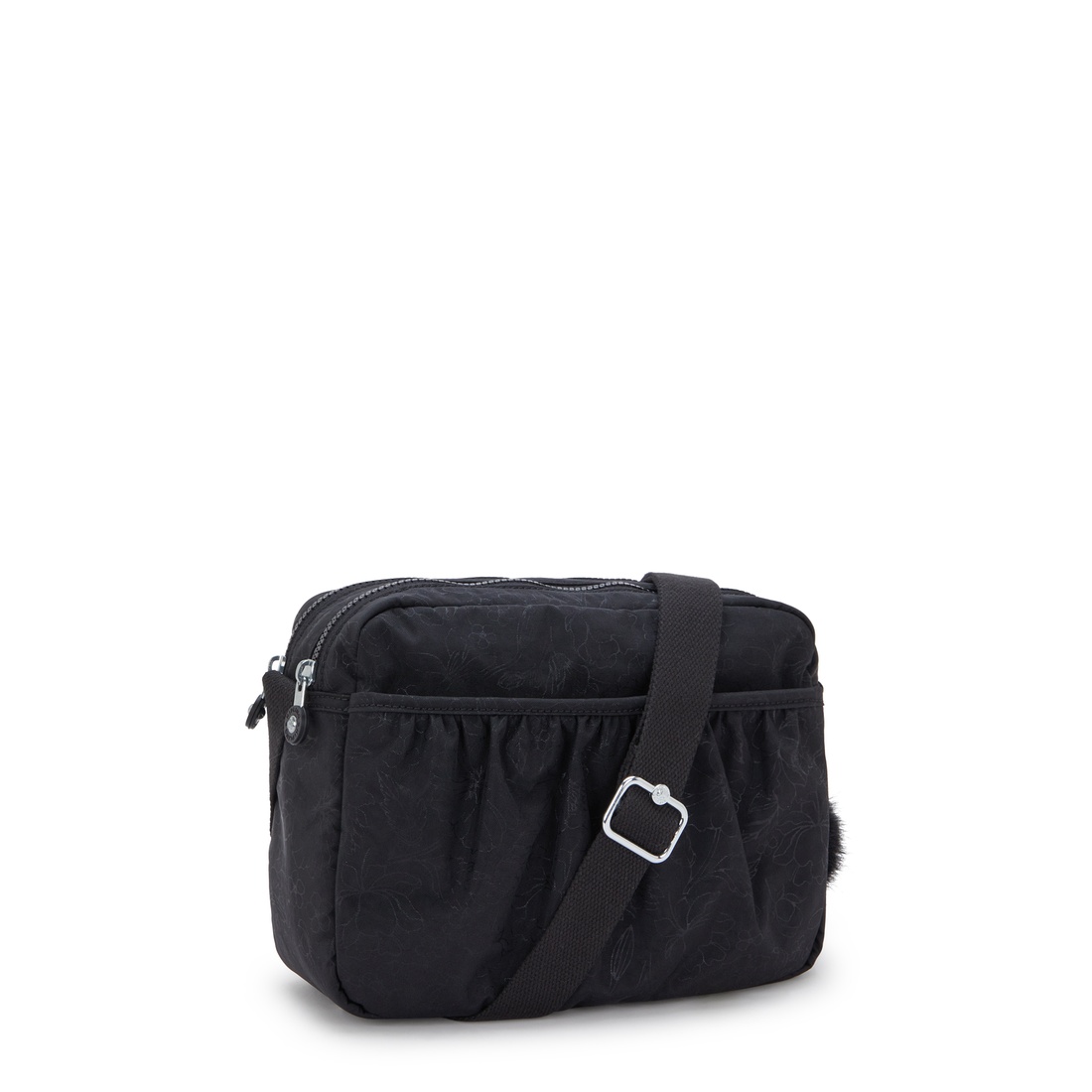 ブラックフローラルエンボス