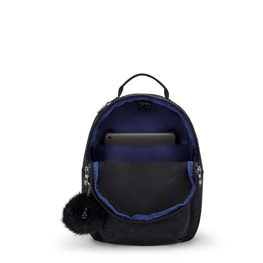 ブラックフローラルエンボス