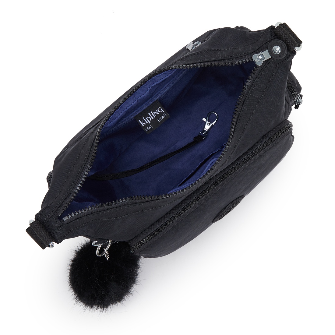 ブラックフローラルエンボス