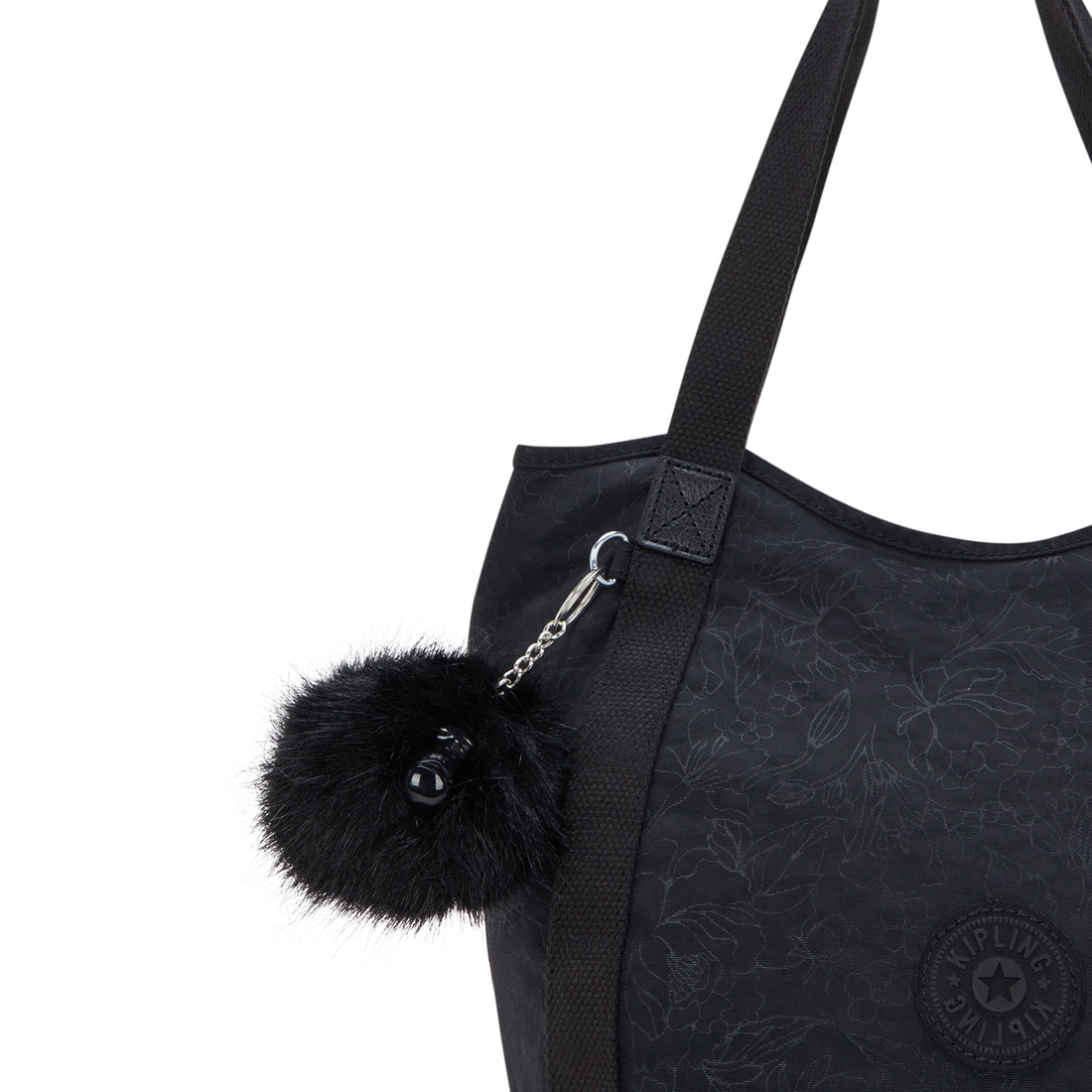 ブラックフローラルエンボス