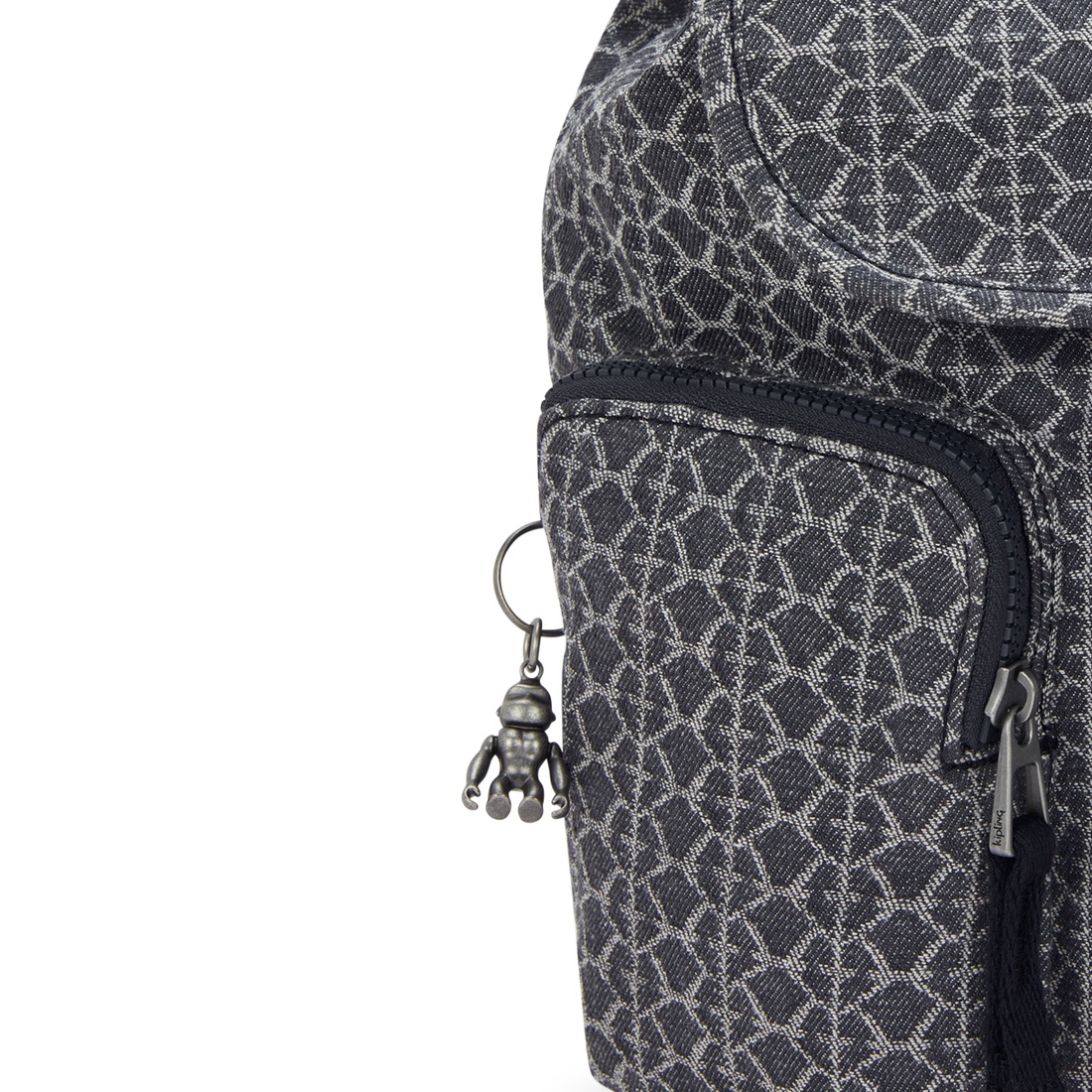 グレーデニムジャカード