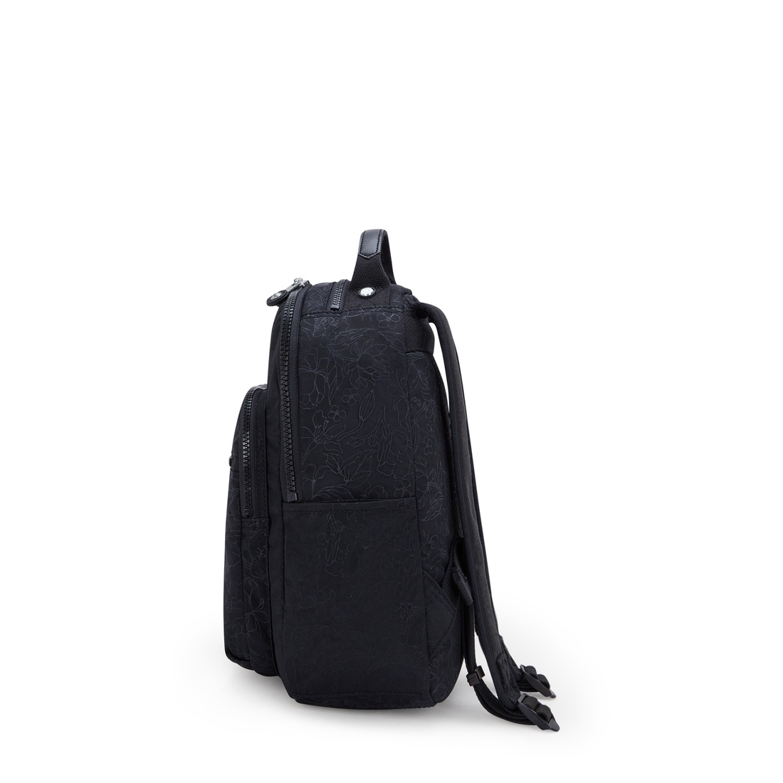 ブラックフローラルエンボス